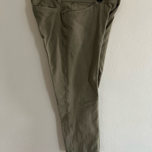 Ibex wool cotton blend khaki trousers 36” - Picture 2 of 6